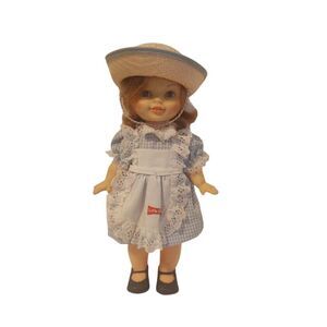 Horsman 1972 Little Debbie Doll 1984 McKee Baking Dress Blue Eyes W/ Hat